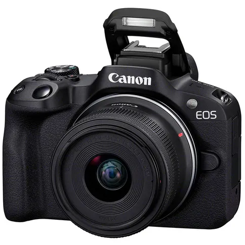 Canon EOS R50 Black + Canon RF-S 18-45mm f/4.5-6.3 IS STM + Canon RF-S 55-210mm F/5-7.1 IS STM - Imagen 4
