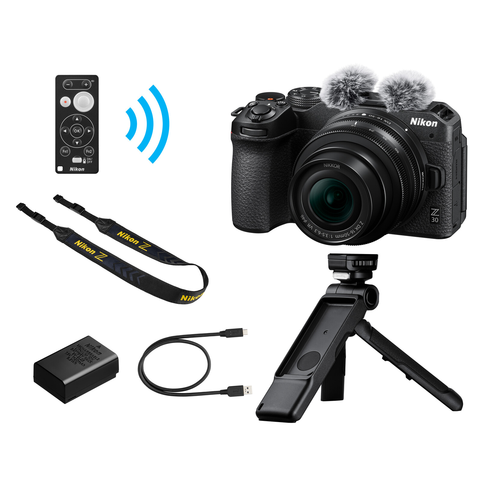 Nikon Z 30 + Z DX 16-50mm f/3.5-6.3 VR Vlogger Kit - Imagen 2