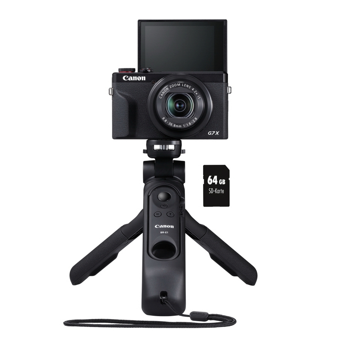 Canon Powershot G7X Mark III Black Vlogger Kit (incl 64 GB SD card)