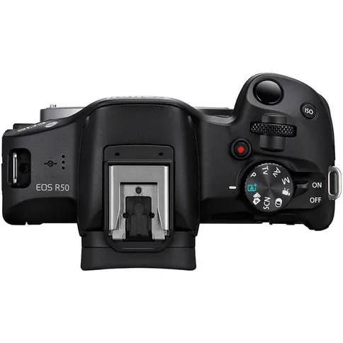 Canon EOS R50 (Black) + RF-S 18-45 mm F/4.5-6.3 IS STM + RF 75-300 mm f/4-5.6 - Imagen 4