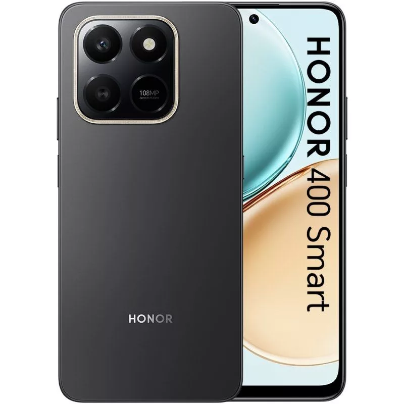 Smartphone Honor 400 Smart 8GB/ 256GB/ 6.7’/ 4G/ Negro