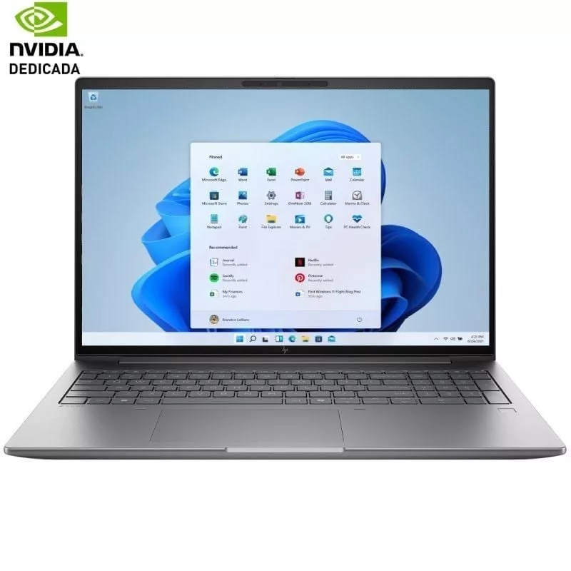 Portátil Workstation HP ZBook X G1i D70SQET Intel Core Ultra 7-255H/ 32GB/ 1TB SSD/ RTX Pro 1000 Blackwell/ 16’/ Win11 Pro