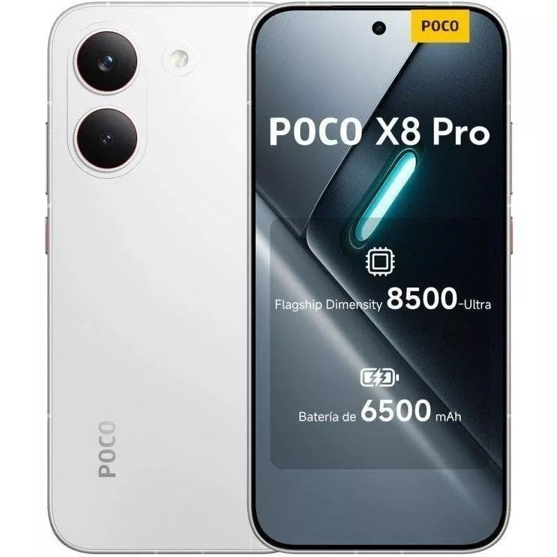 Smartphone Xiaomi POCO X8 Pro 8GB/ 256GB/ 6.59’/ 5G/ Blanco