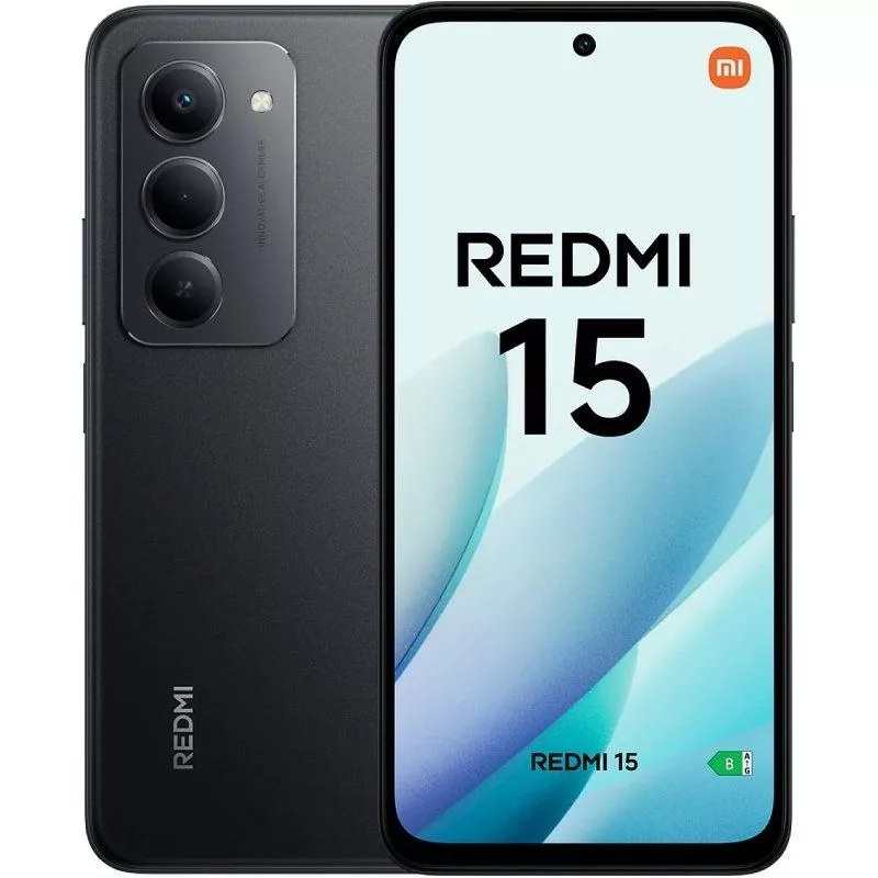 Smartphone Xiaomi Redmi 15 6GB/ 128GB/ 6.9’/ Negro
