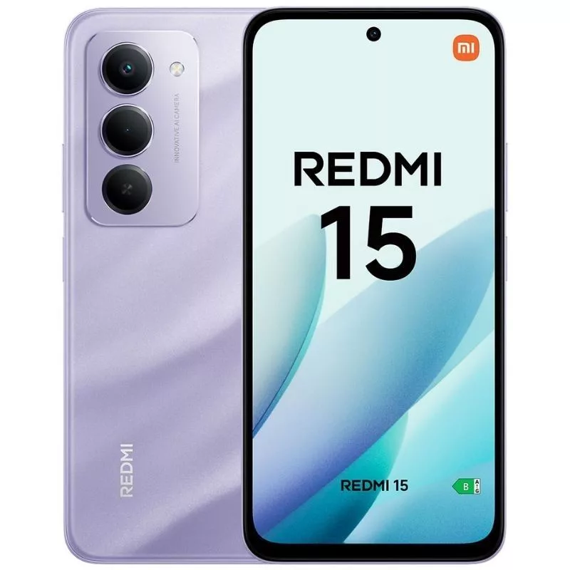 Smartphone Xiaomi Redmi 15 6GB/ 128GB/ 6.9’/ Púrpura